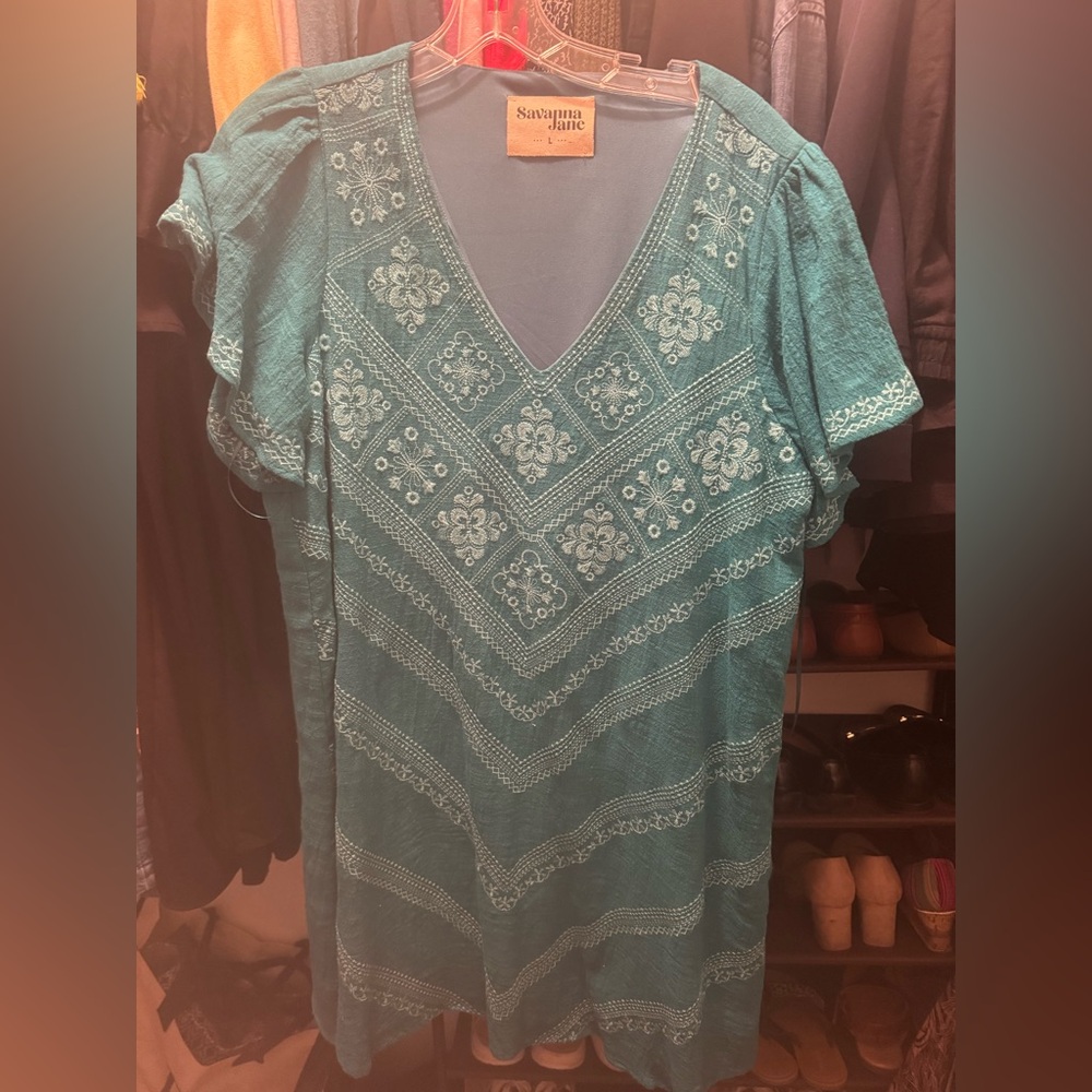 Turquoise Dress